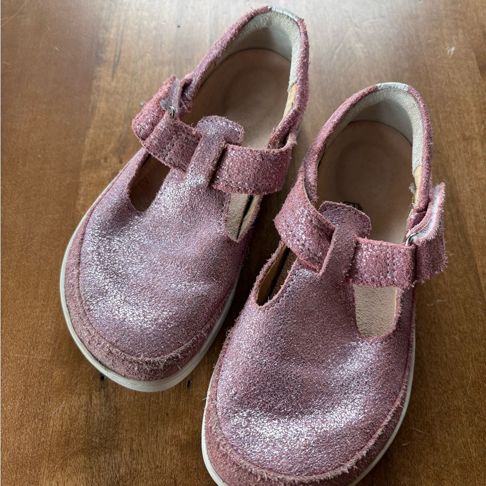 Birkenstock Shimmer Pink Suede shoes